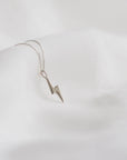 Lightning Bolt Necklace in Sterling Silver