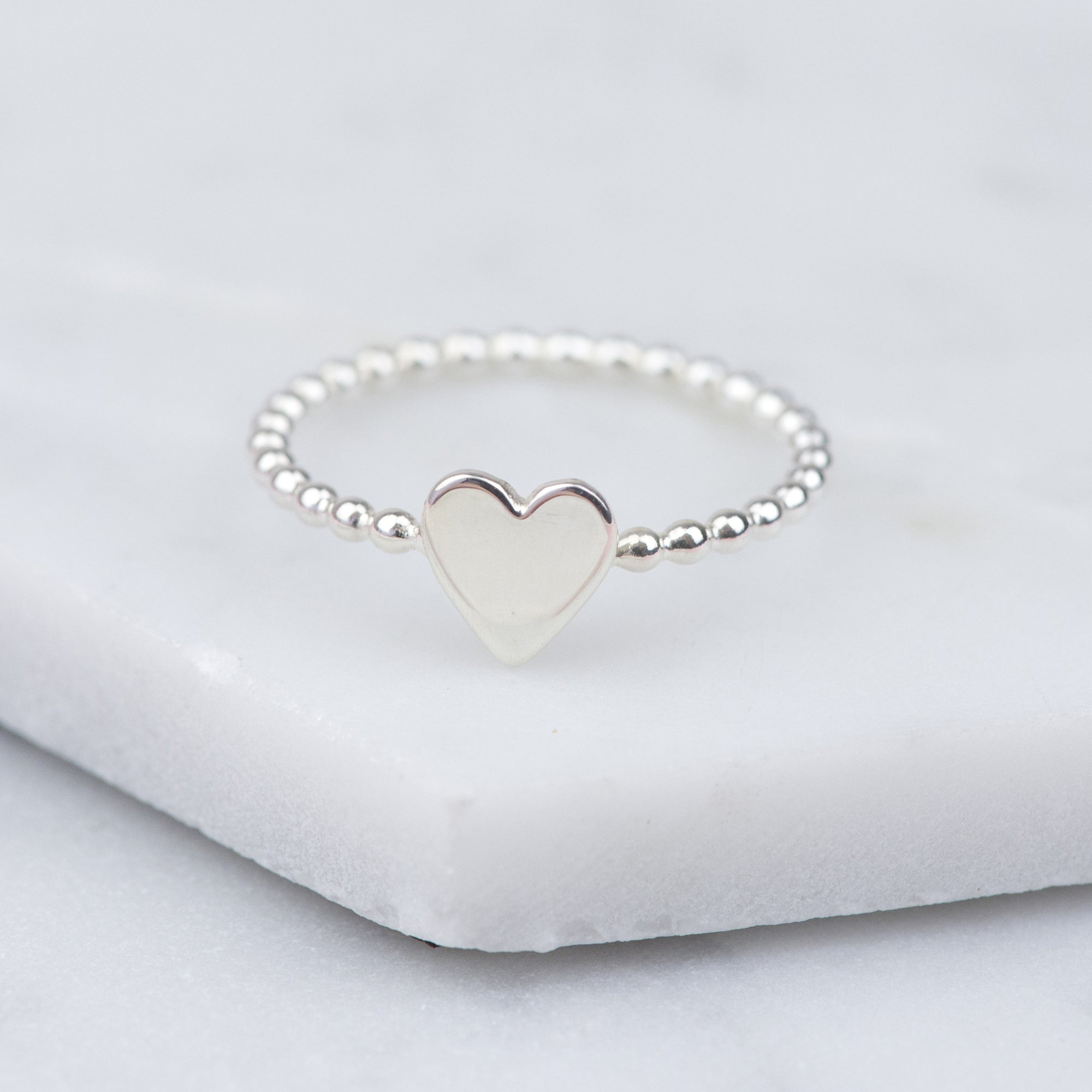 Handmade Sterling Silver Heart Ring